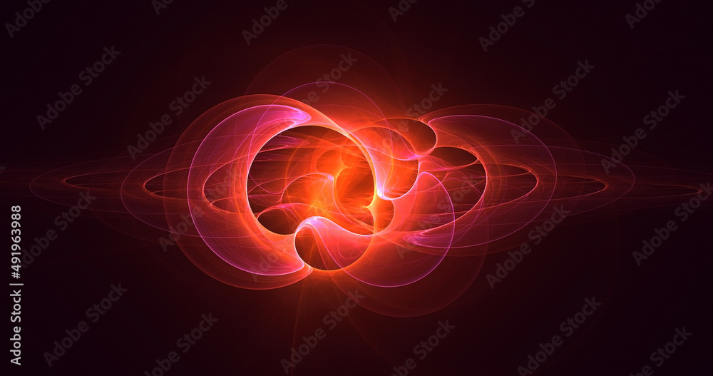 3D rendering abstract multicolor fractal light background 3D rendering abstract multicolor fractal light background