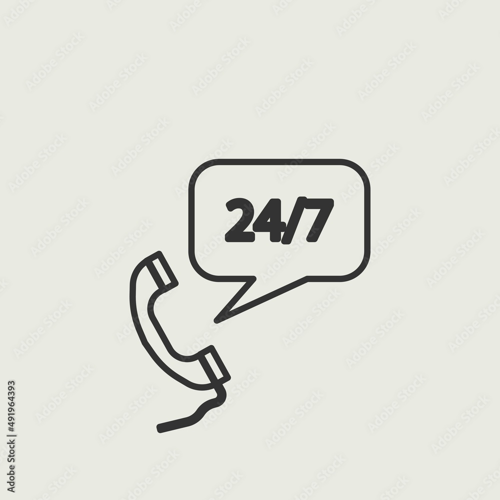 Customer_service vector icon illustration sign Customer_service vector icon illustration sign