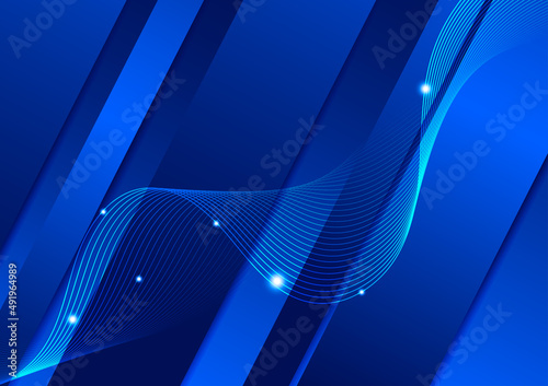 abstract background pattern line parallel glow blue style vector illustration