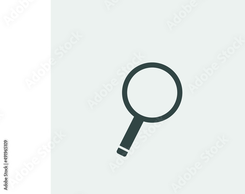 Magnifying_glass vector icon illustration sign