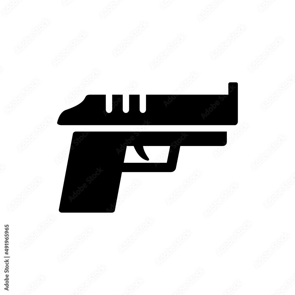 military is hot these days, so maybe you need this gun icon template