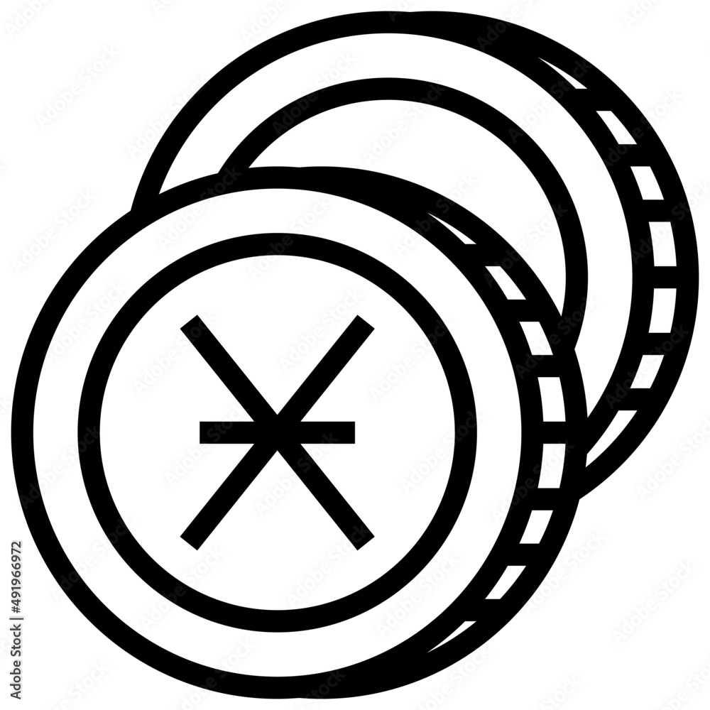 DENARIUS line icon,linear,outline,graphic,illustration DENARIUS line icon,linear,outline,graphic,illustration