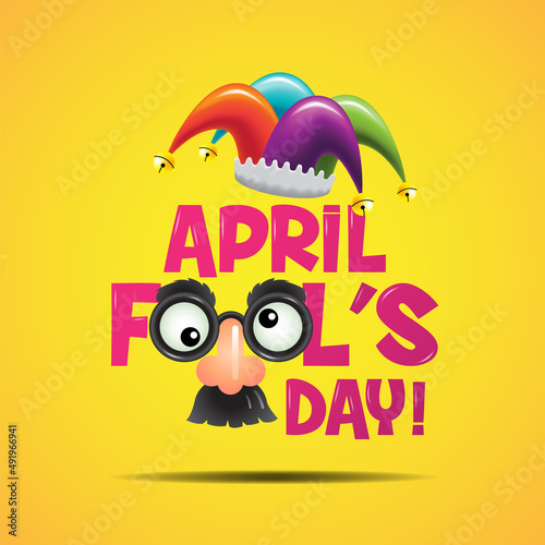 April fool's day, Typography, Colorful vector