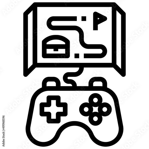 ADVENTURE GAME line icon,linear,outline,graphic,illustration