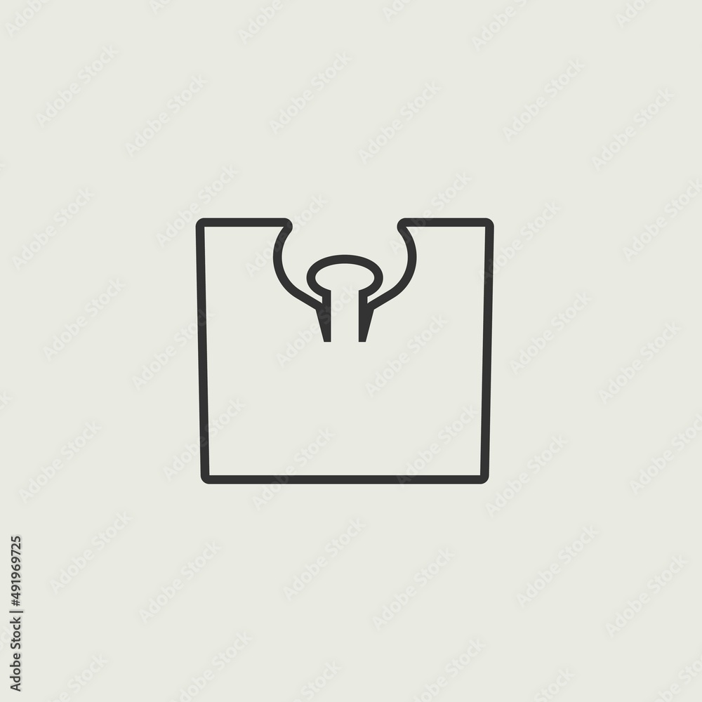 Business_suit vector icon illustration sign Business_suit vector icon illustration sign