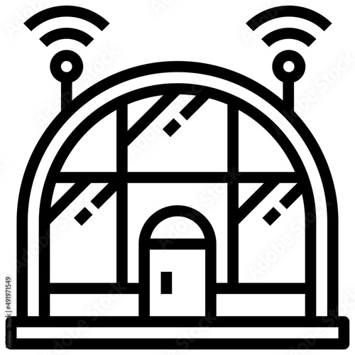SMART FARM line icon,linear,outline,graphic,illustration