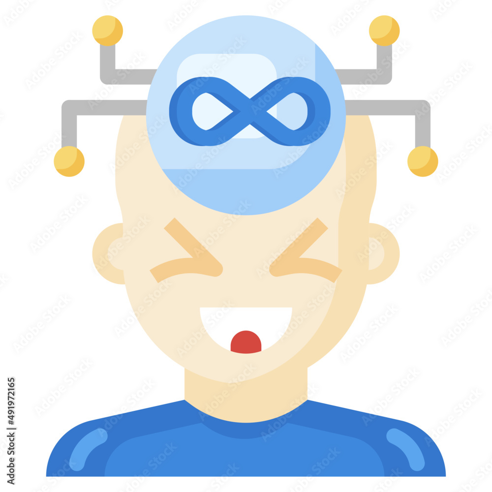 INFINITY flat icon,linear,outline,graphic,illustration INFINITY flat icon,linear,outline,graphic,illustration