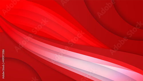 Dark red abstract background geometry shine and layer element vector for presentation design. Suit for business, corporate, institution, party, festive, seminar, and talks.