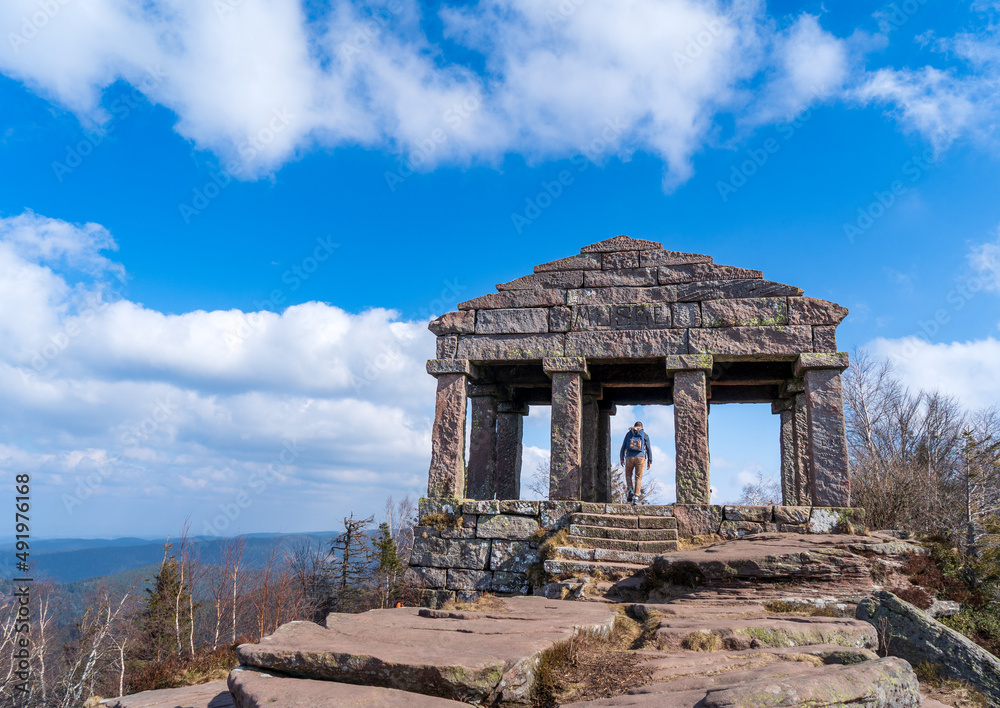 Naklejka premium Am Le Donon in den Vogesen Elsass