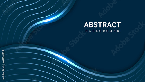 abstract waveform background with glowing lines