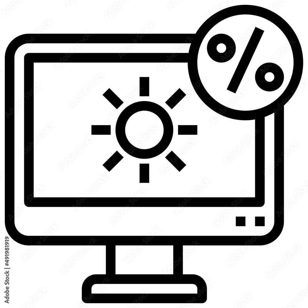 COMPUTER line icon,linear,outline,graphic,illustration COMPUTER line icon,linear,outline,graphic,illustration