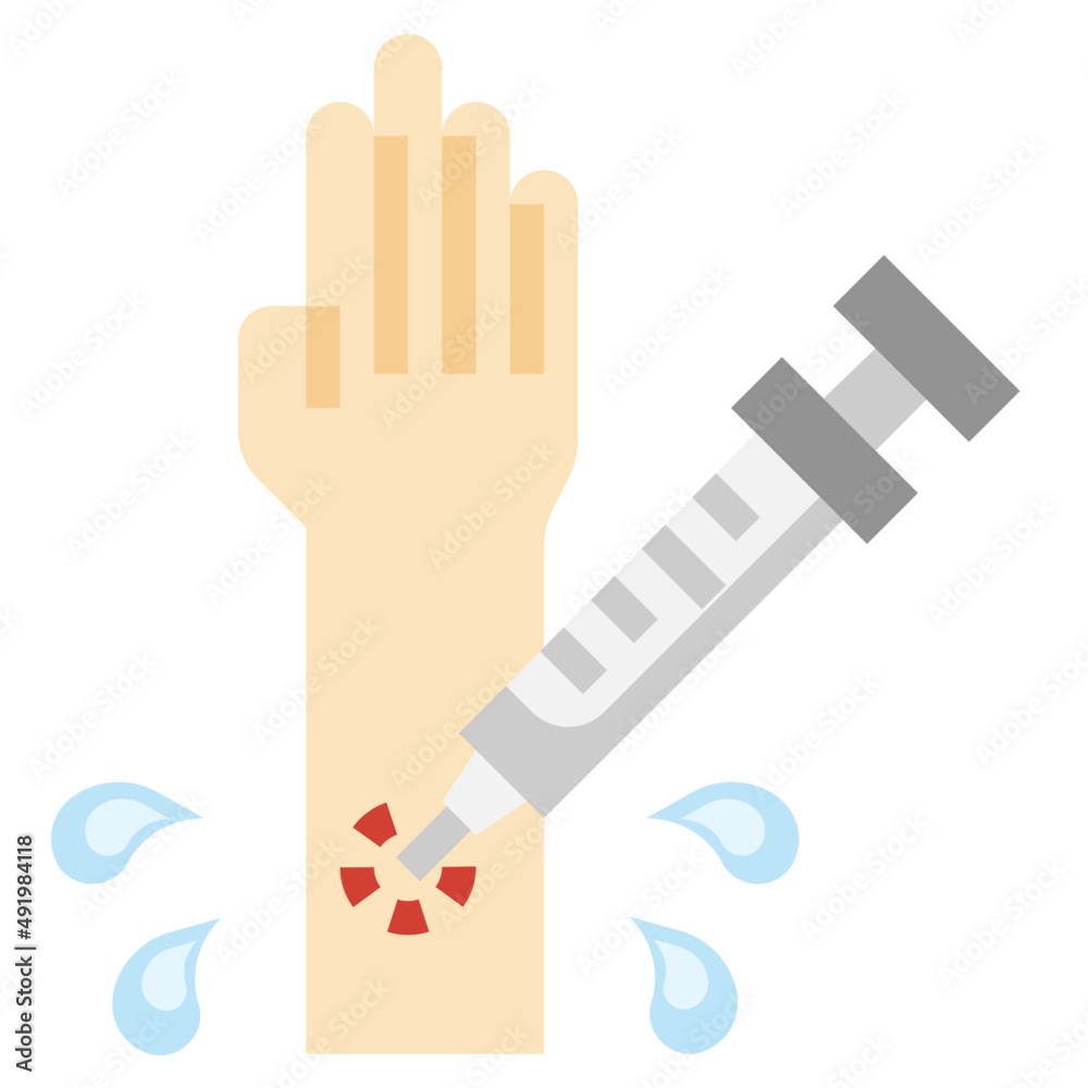 INJECTION flat icon,linear,outline,graphic,illustration INJECTION flat icon,linear,outline,graphic,illustration
