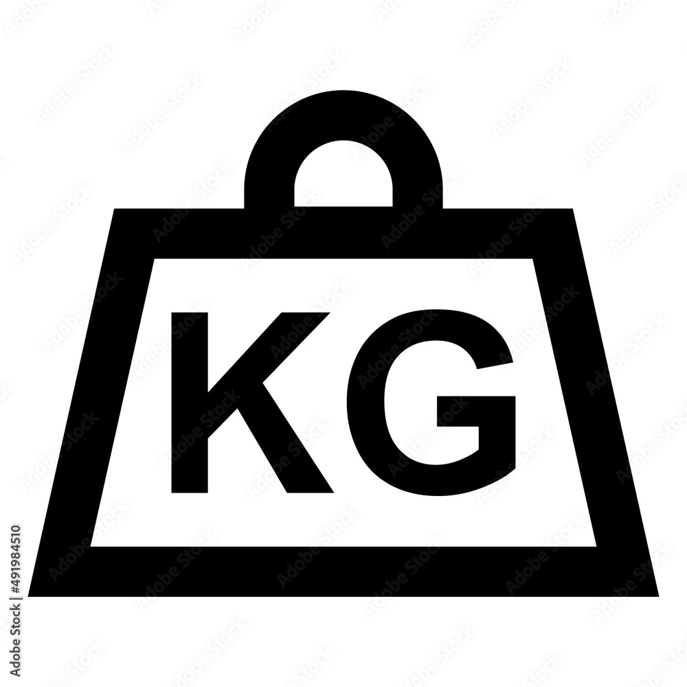 Weight measurement icon in kilograms, kettlebell weight kilogram Weight measurement icon in kilograms, kettlebell weight kilogram