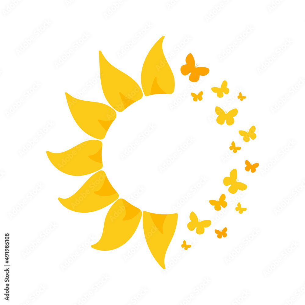 blooming yellow sunflowers full of sunflower seeds inside for decorating welcome cards blooming yellow sunflowers full of sunflower seeds inside for decorating welcome cards
