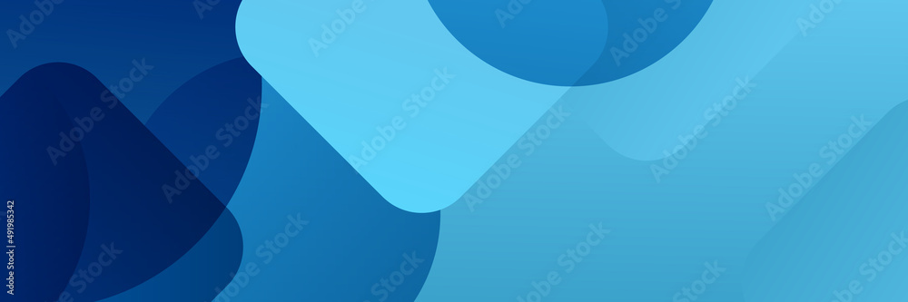 © ع ܔܛ - Abstract blue Geometric banner design background.