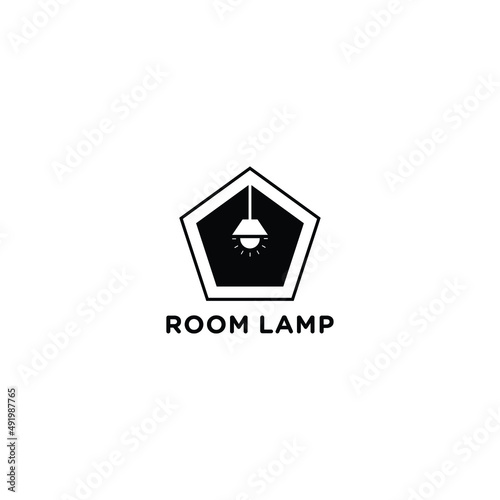 interior logo design symbol room light vector template