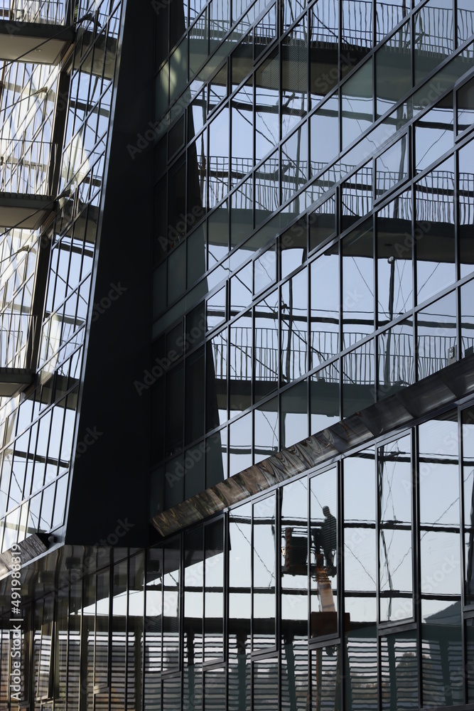Interior of a modern building in Berlin Interior of a modern building in Berlin