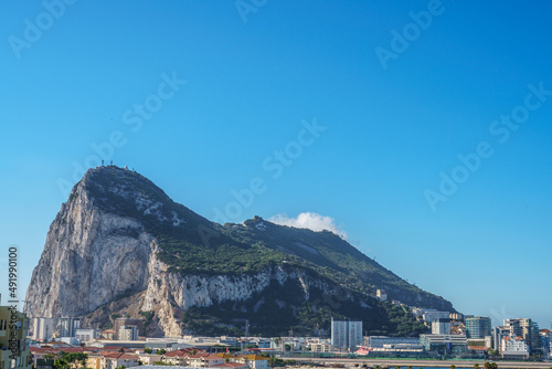 Panoramic view of rock of Gibraltar