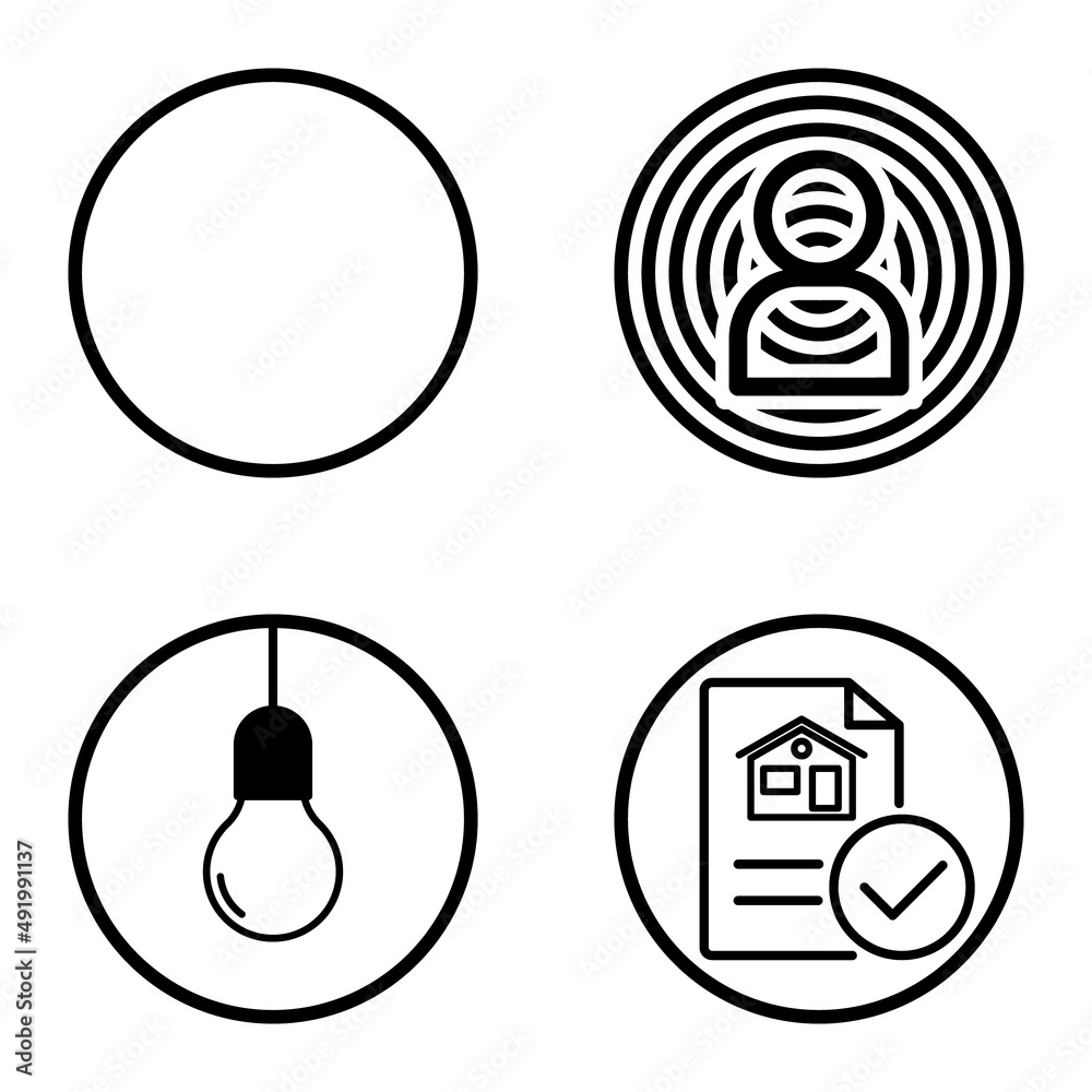 Circles1-2 Flat Icon Set Isolated On White Background Circles1-2 Flat Icon Set Isolated On White Background