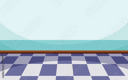 An empty room scene