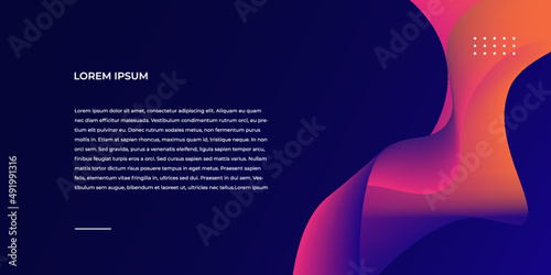 gradient web banner abstract background