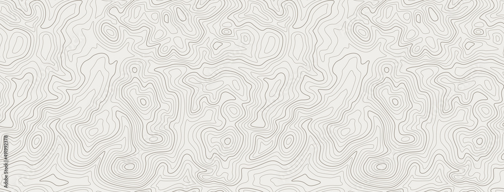 Topographic map patterns, topography line map. Vintage outdoors style