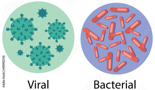 Different between viral and bacterial