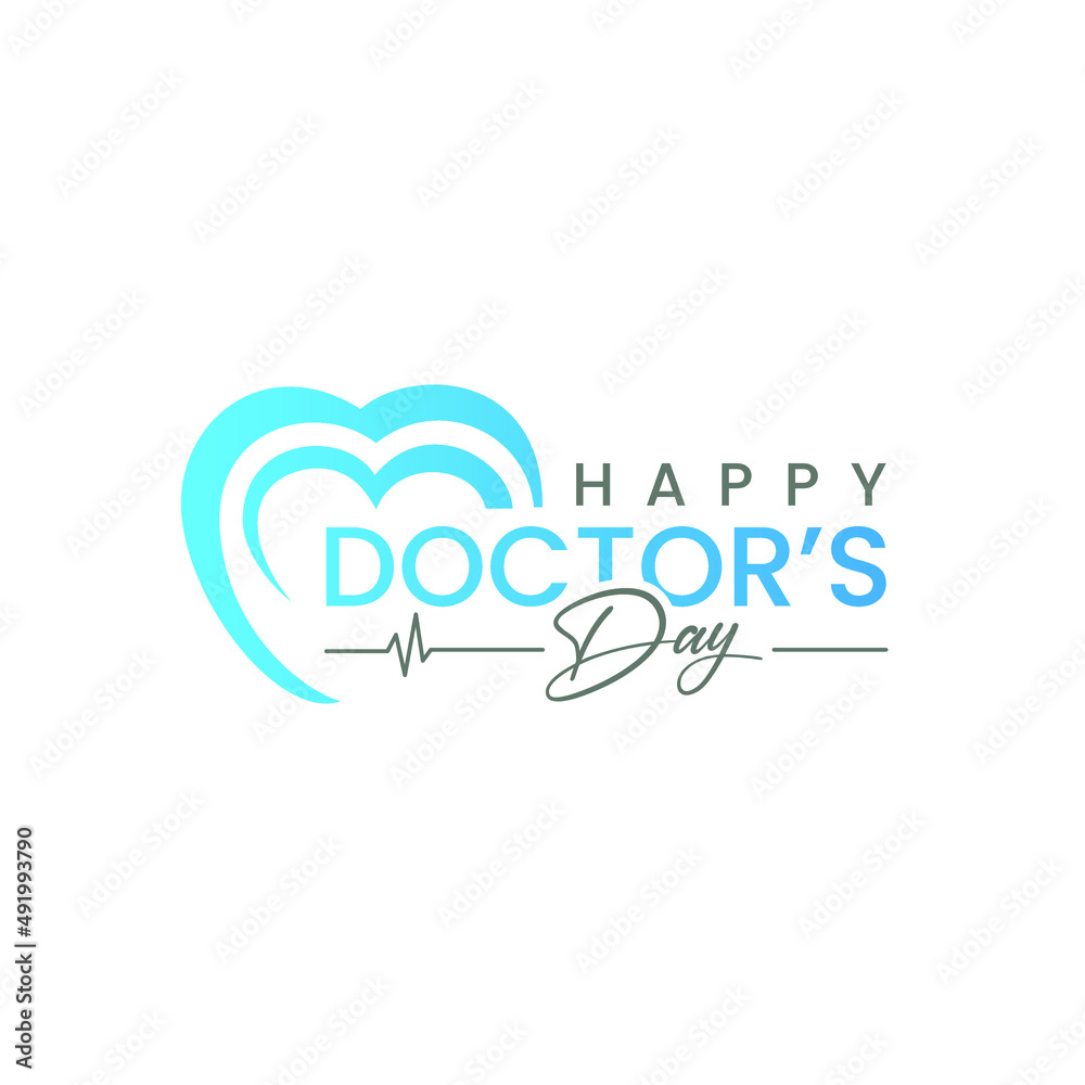 World, international happy Doctor's Day flat vector logo design, Abstract happy Doctor's day logo, World, international happy Doctor's Day flat vector logo design, Abstract happy Doctor's day logo,