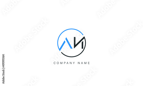 AN, NA, AN, Letters Logo Monogram