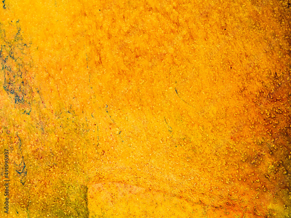 Abstract painting linear elements forming a wavy shape with wavy elements in yellow gold hues. Illustration. Abstract painting linear elements forming a wavy shape with wavy elements in yellow gold hues. Illustration.