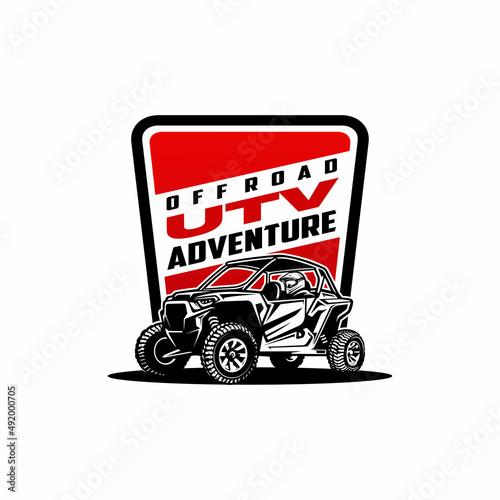 off road adventure UTV logo vector