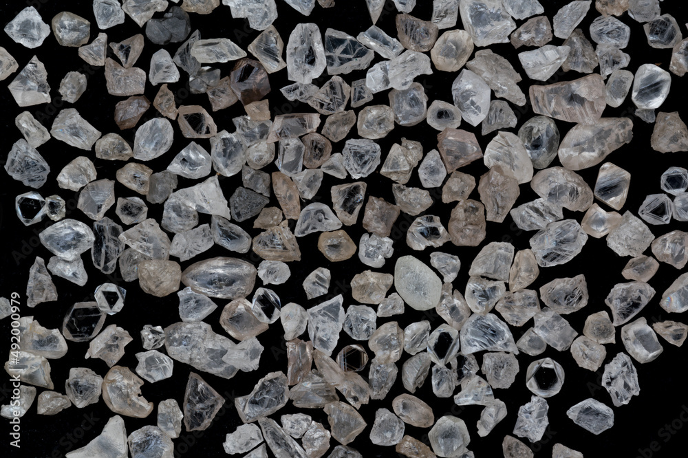 Rough Diamonds Rohdiamanten Makro Rough Diamonds Rohdiamanten Makro