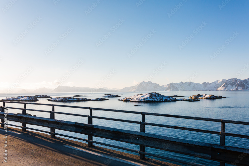 Lofoten in Norway - beautiful winter views Lofoten in Norway - beautiful winter views