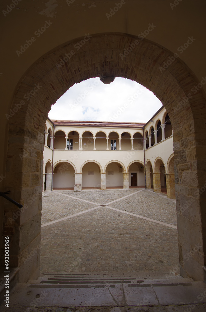 Larino - Molise - Civic palace or Palazzo Ducale seat of the municipality of Larino