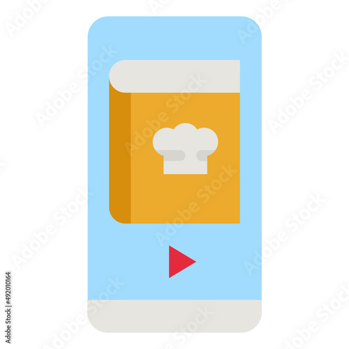 recipe flat icon