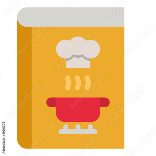 recipe flat icon