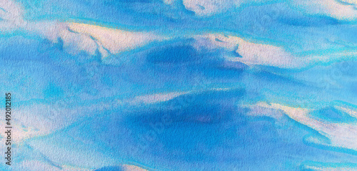 abstract blue watercolor ba...