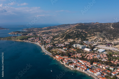 Fototapeta Naklejka Na Ścianę i Meble -  Foca is a town and district in Turkey's Izmir Province, on the Aegean coast.