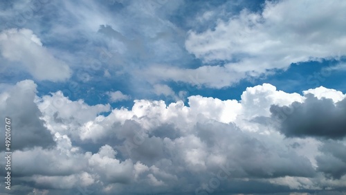 Some clouds in the sky