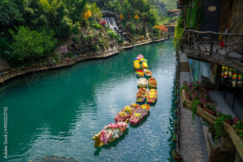 Scenic spot of Gulong gorge, Qingyuan City, Guangdong Province, China photo