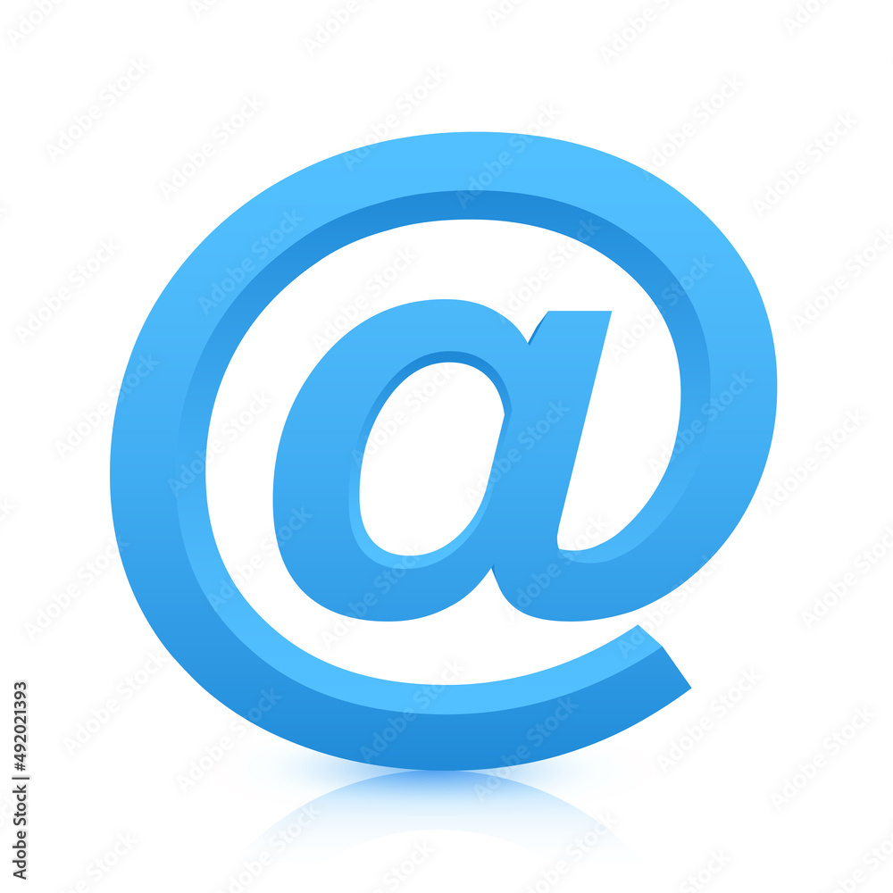 Email icon symbol illustration isolated on white background Email icon symbol illustration isolated on white background