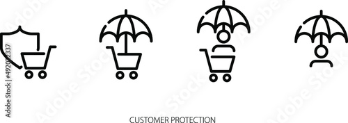 Customer protection icon 