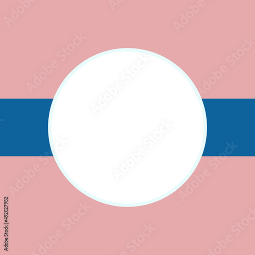 vertical blank frame illustration minimal creative design for text 