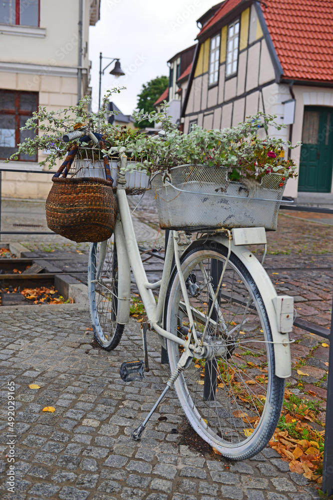  Fahrrad als Schmuckstück in Bad Doberan