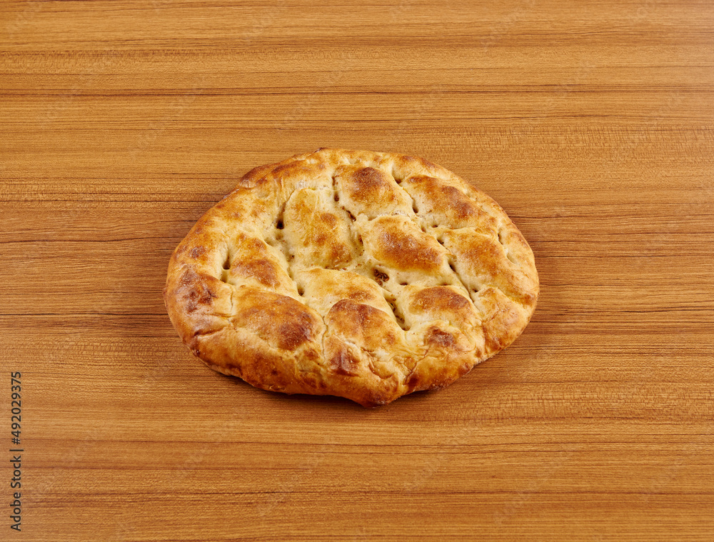 Ramadan pita on the table, fried style. Ramadan pita on the table, fried style.