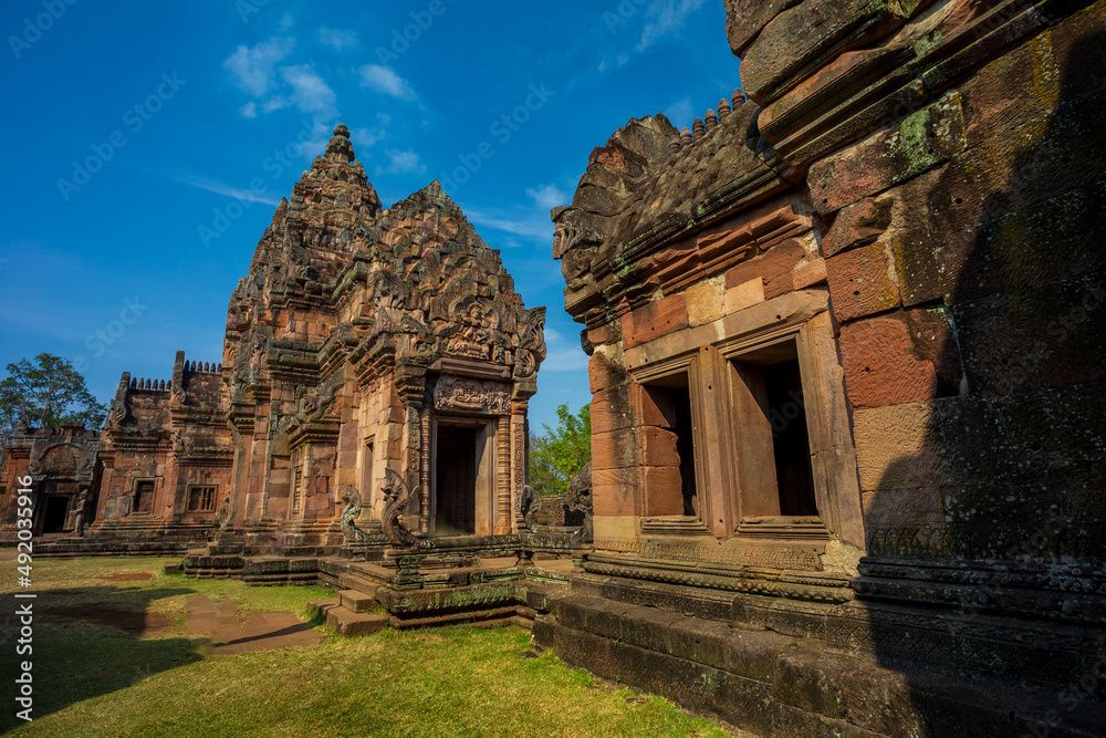 Phanom Rung Historical Park is Castle Rock old Architecture,