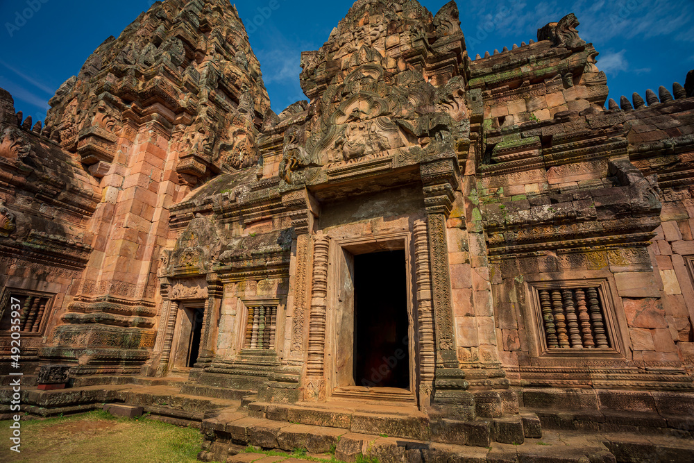 Phanom Rung Historical Park is Castle Rock old Architecture,