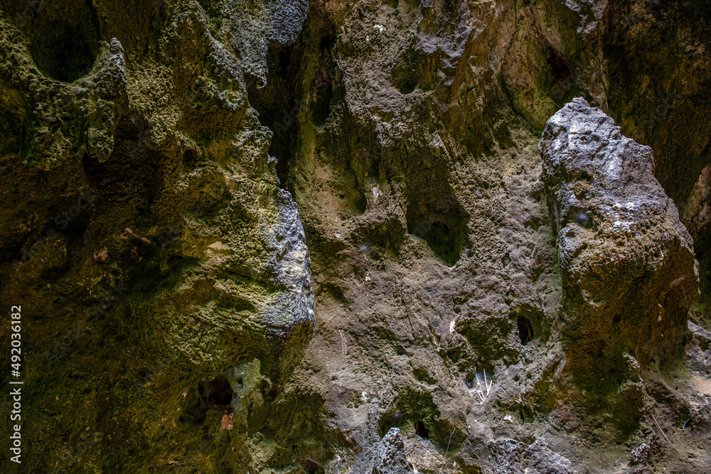 Obraz premium View from inside deer cave in gunung mulu national park 