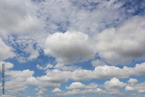 Cloud in the blue sky