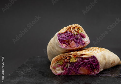 Tableau sur toile doner fastfood durum kebap Turkish fast food